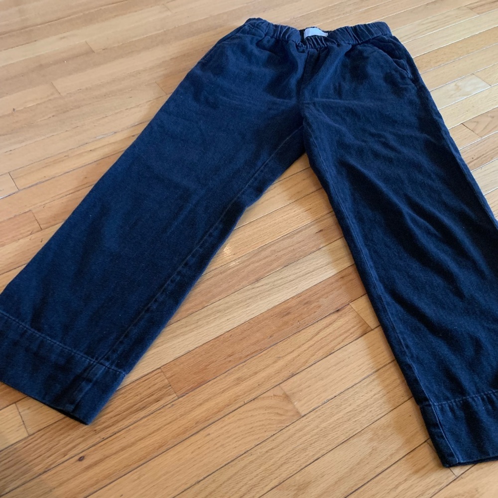 Everlane easy pant in muted black denim.